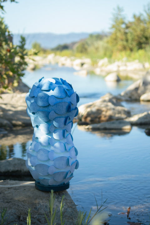 Indigo Edition: Echino Table Lamp, 17"