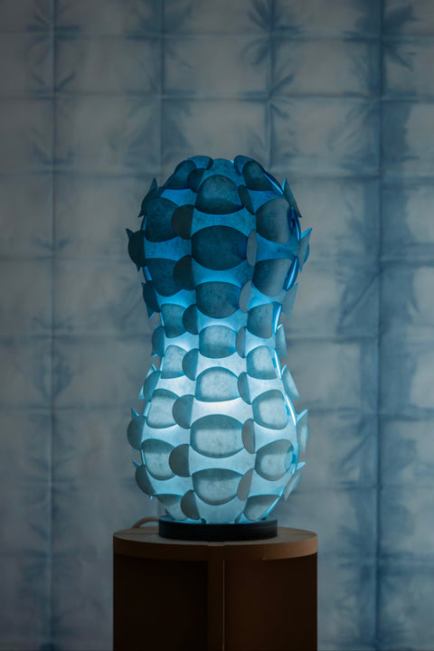 Indigo Edition: Echino Table Lamp, 17"